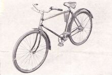 Modell 231 in einem Werbeblatt um 1950.