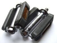 Pedale an einem Diamant Sportrad von 1955, Hersteller: vrmtl. Infesto