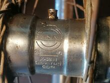 RENAK-Rücktrittnabe Zeitraum: vermutlich 1960er Jahre Verwendung: Export Material: Stahl (verchromt) Bemerkungen: Exportausführung mit 40 Speichenlöchern.