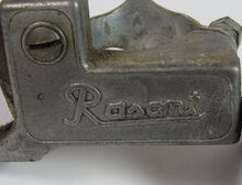 Rasant-Schriftzug (Ausführung Leipzig) Zeitraum: 198x bis 1990 Bemerkungen: stark vereinfachter Schriftzug