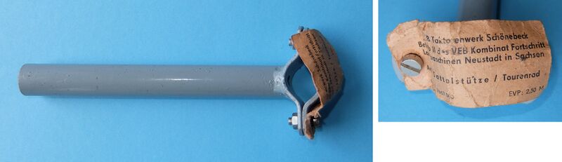 Datei:Reduzier-Sattelstütze Tourenrad Traktorenwerk Schönebeck.jpg