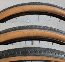 Tourenreifen Zeitraum: ca. 1962-1966 Breite: 1.75 Für Laufradgrößen 28" Verwendung: Touren(sport)räder; selten Bekannte Farben: beige, schwarz, gumwall (Bild) Bemerkungen: Das Profil wurde vom TSG-Tourenreifen übernommen.