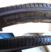 Tourenradreifen 28 x 1.75, Verwendung 19?? 1990 in schwarz, gelb-schwarz