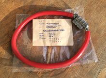 Seilschloss Zeitraum: Ende der 1980er Jahrebr>Verwendung: Zubehörteil Material: Messing, Stahl, Kunststoff Hersteller: VEB Leichtbauelemente und Rationalisierung, Magdeburg Prägung: Bekannte Farben: rot Bemerkungen: Verriegelung durch dreistellige Zahlenkombination