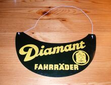 Sonnenblende - Werbeartikel, 1960er Jahre.