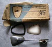 Rückspiegel, 50er/60er Jahre, Hersteller: VEB DKF Wälzlagerwerk Leipzig,