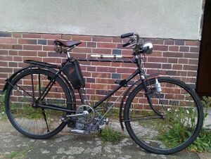 Fahrrad mit Steppke Anbaumotor