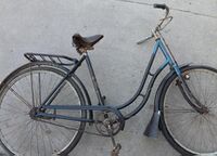 Bis auf Laufräder, Sattel, Dynamo, Spritzschutz und Griffe sind vrmtl. alle Komponenten Vorkriegsware.