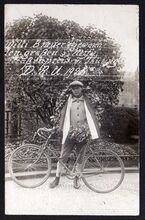 Willi Brauer, Sieger eines von Mifa ausgetragenen Fahrradrennens.